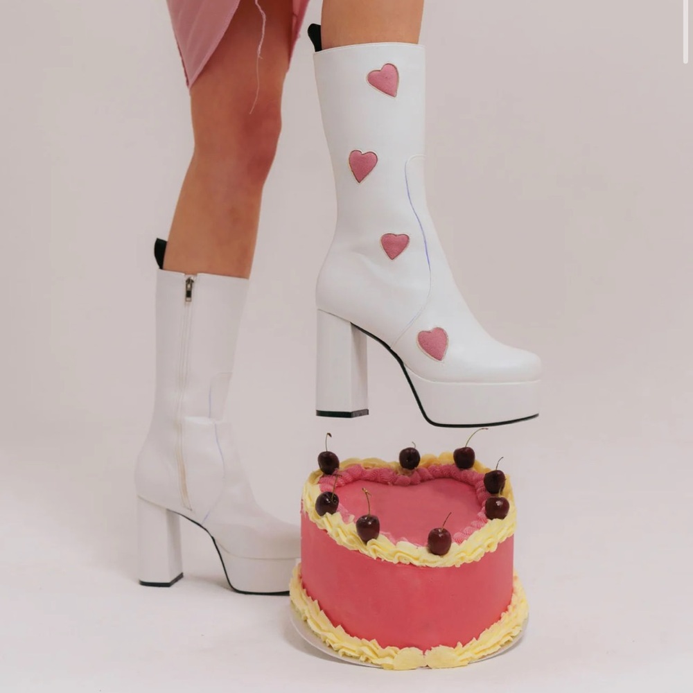 Lamoda Game of Love Platform Calf Boots